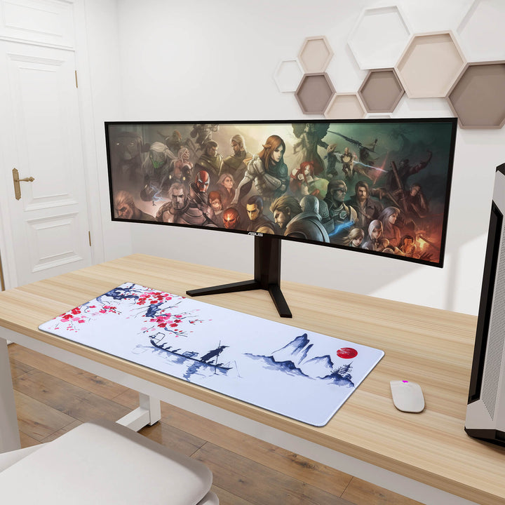 Japanese Lake Desk Mat