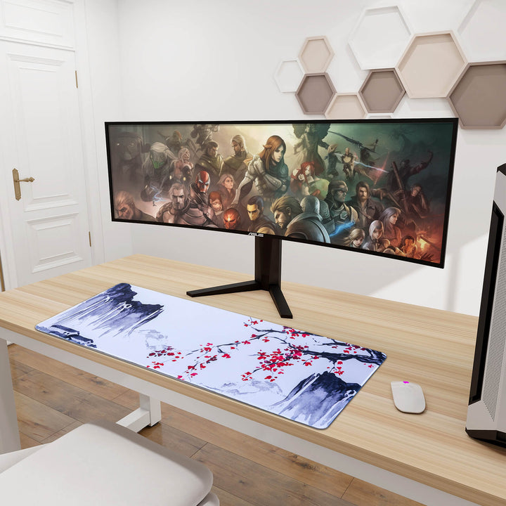 Japanese Watercolor Desk Mat