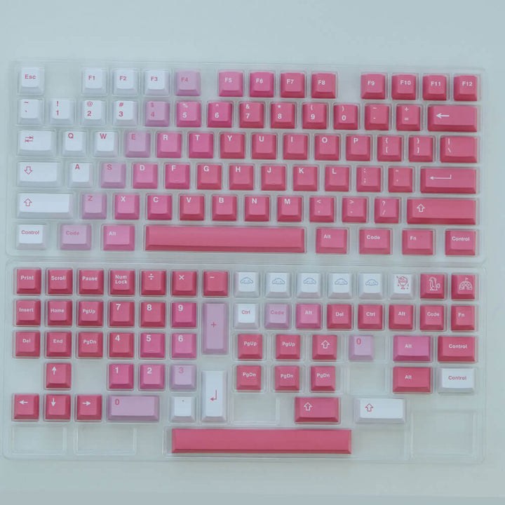 Gradient Pink Keycap Set