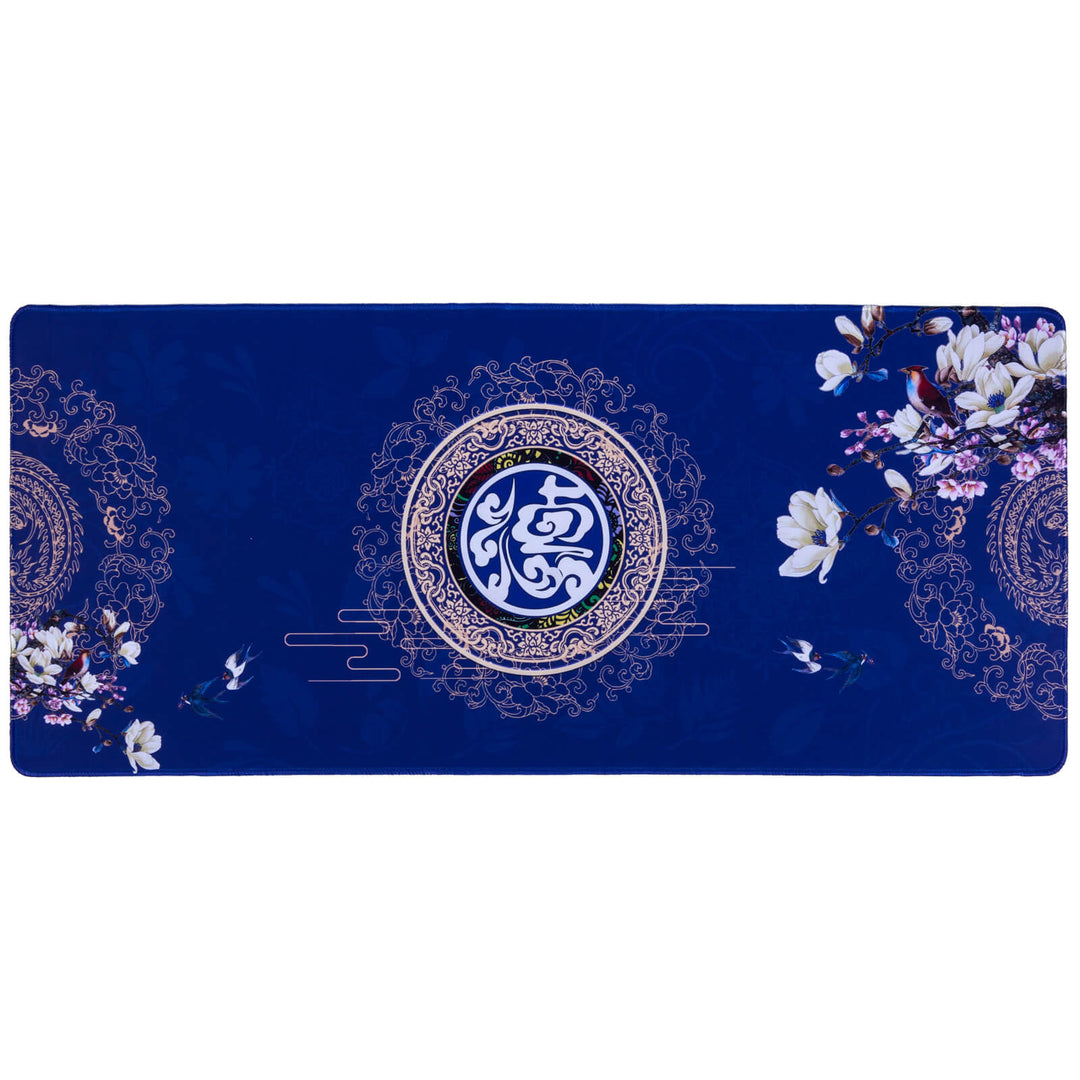 Commitment Chinese desk mat, sized at 400x900x3mm, displaying culturally inspired designs that evoke dedication and purpose in your workspace