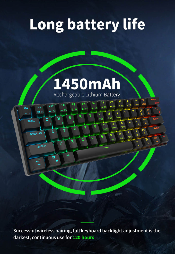 RK61 60% Wireless Mechanical Keyboard