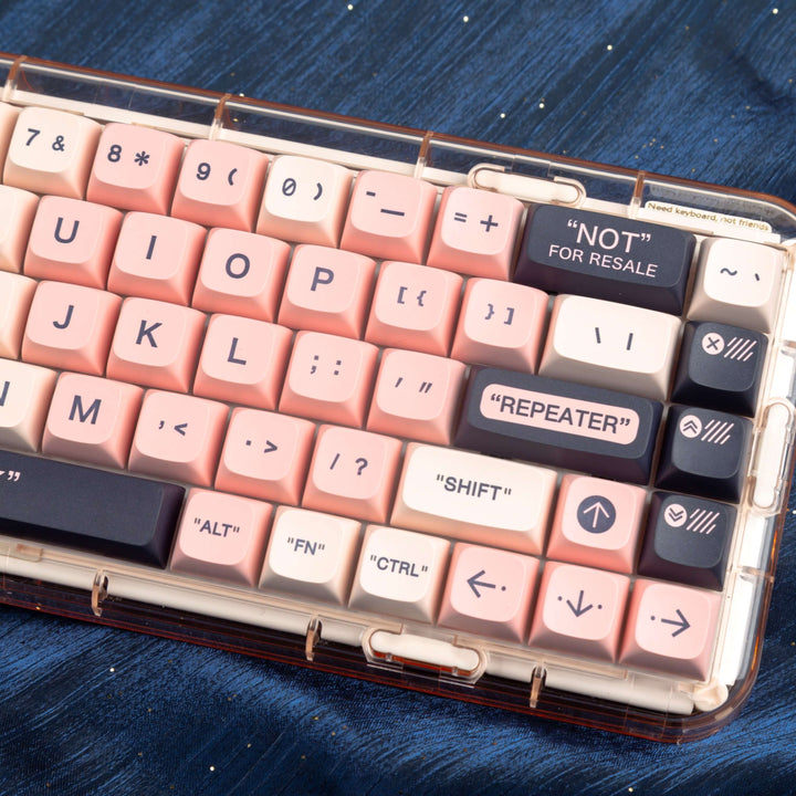 Pink Plastic XDA Custom Keycap Set