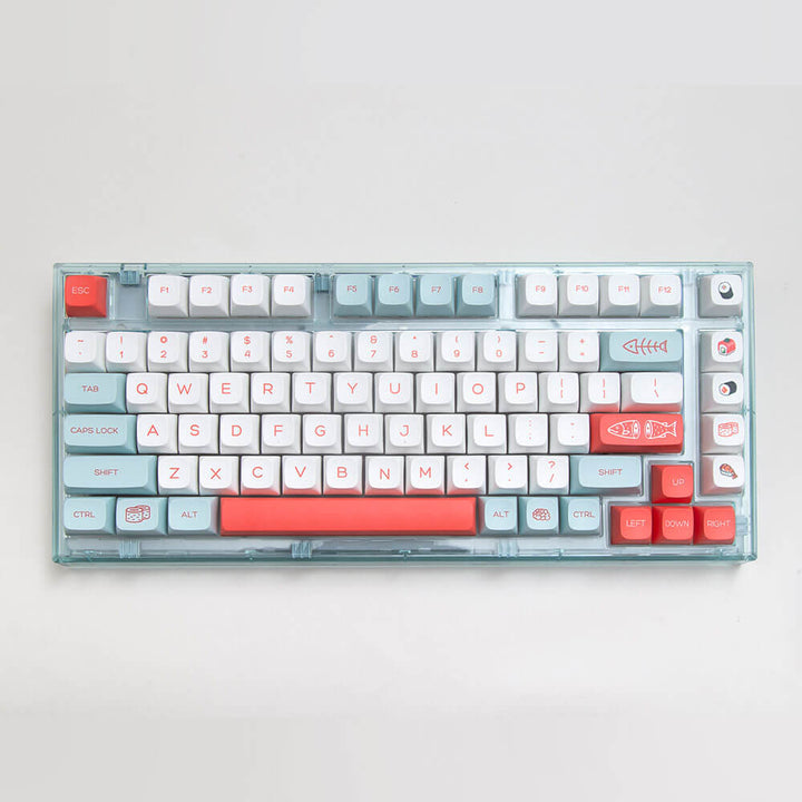 Salmon XDA Custom Keycap Set