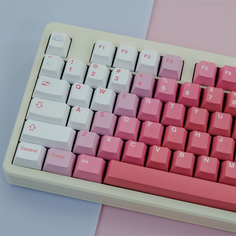 Gradient Pink Keycap Set