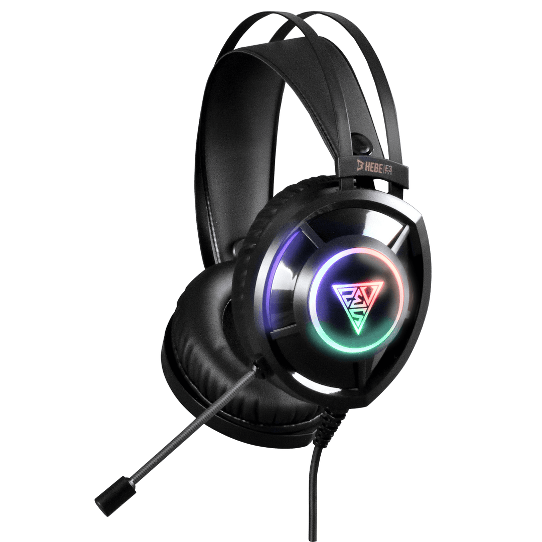 Gamdias Hebe E3 headset, a premium audio accessory with sleek design and adjustable features, providing immersive sound and comfortable wear for your gaming and multimedia needs.