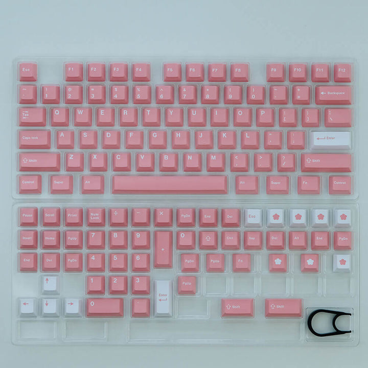 Peach Blossom Custom Keycap Set