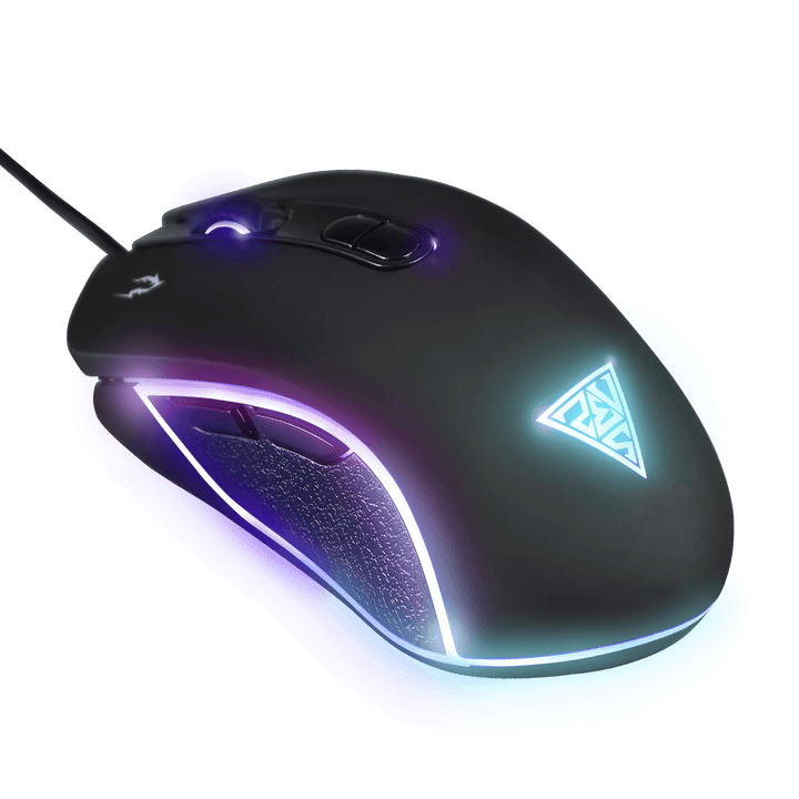 Gamdias Zeus E3 gaming mouse, a precision-focused input device with RGB lighting and ergonomic design, built to elevate your gaming accuracy and comfort