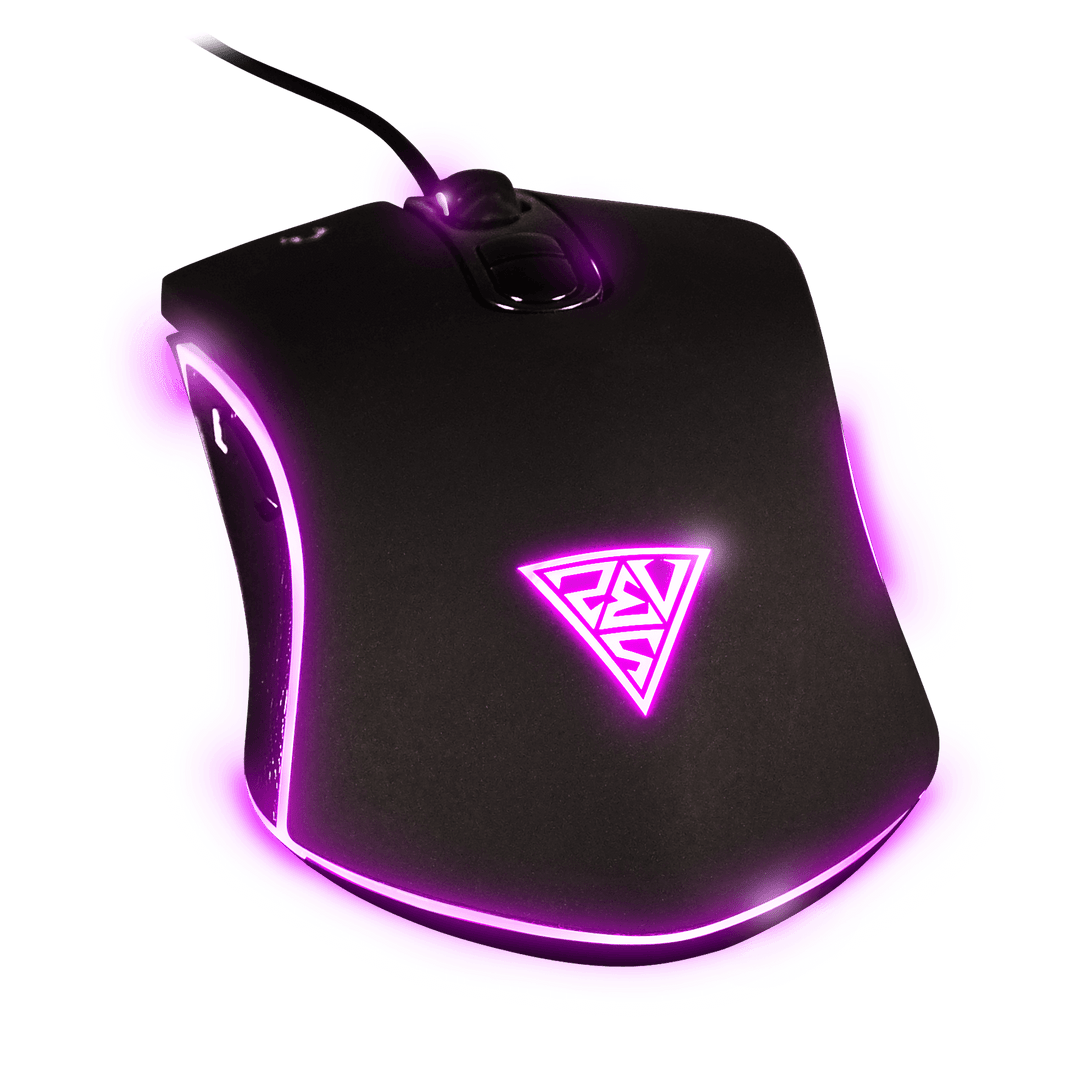 Gamdias Zeus E3 gaming mouse, a precision-focused input device with RGB lighting and ergonomic design, built to elevate your gaming accuracy and comfort