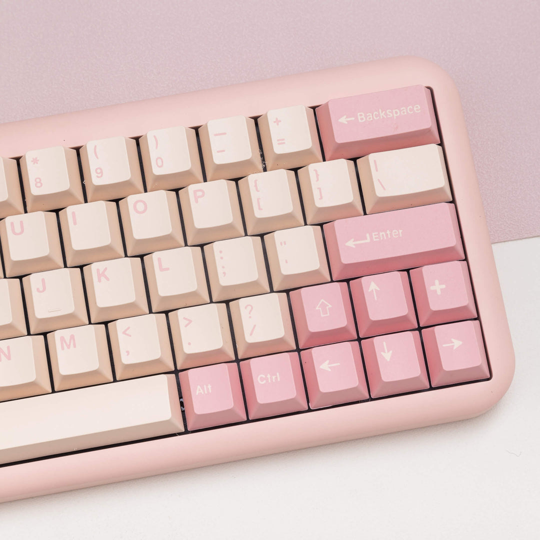 Pink Circus keycap set, featuring playful and vibrant pink-colored keycaps, adding a fun and lively element to your keyboard.